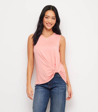 Sleeveless Pick-Up Top