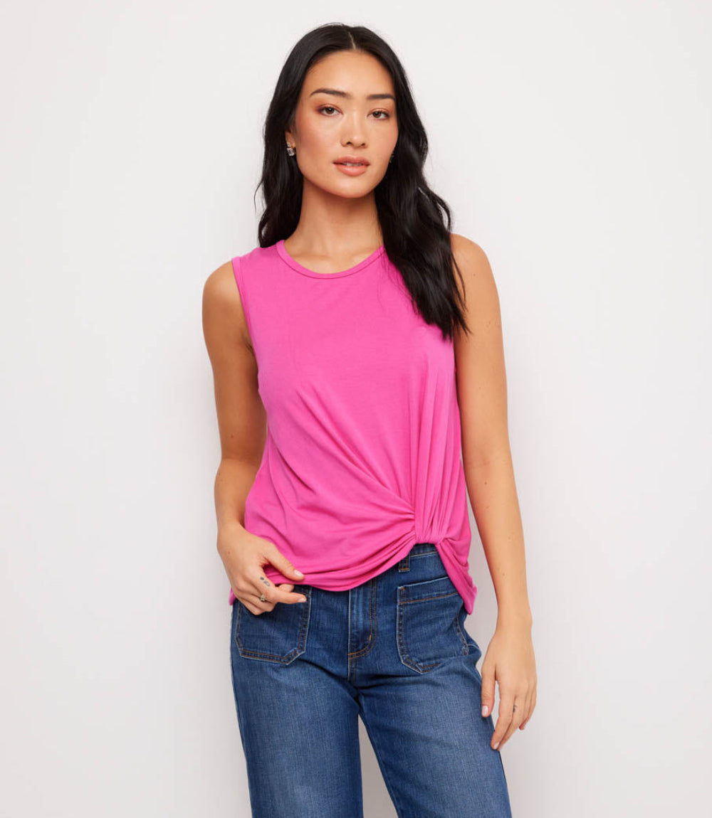 Sleeveless Pick-Up Top