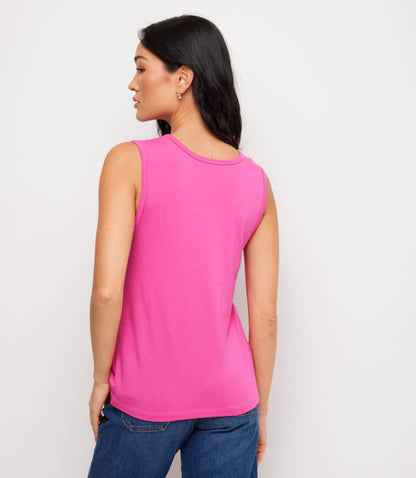 Sleeveless Pick-Up Top
