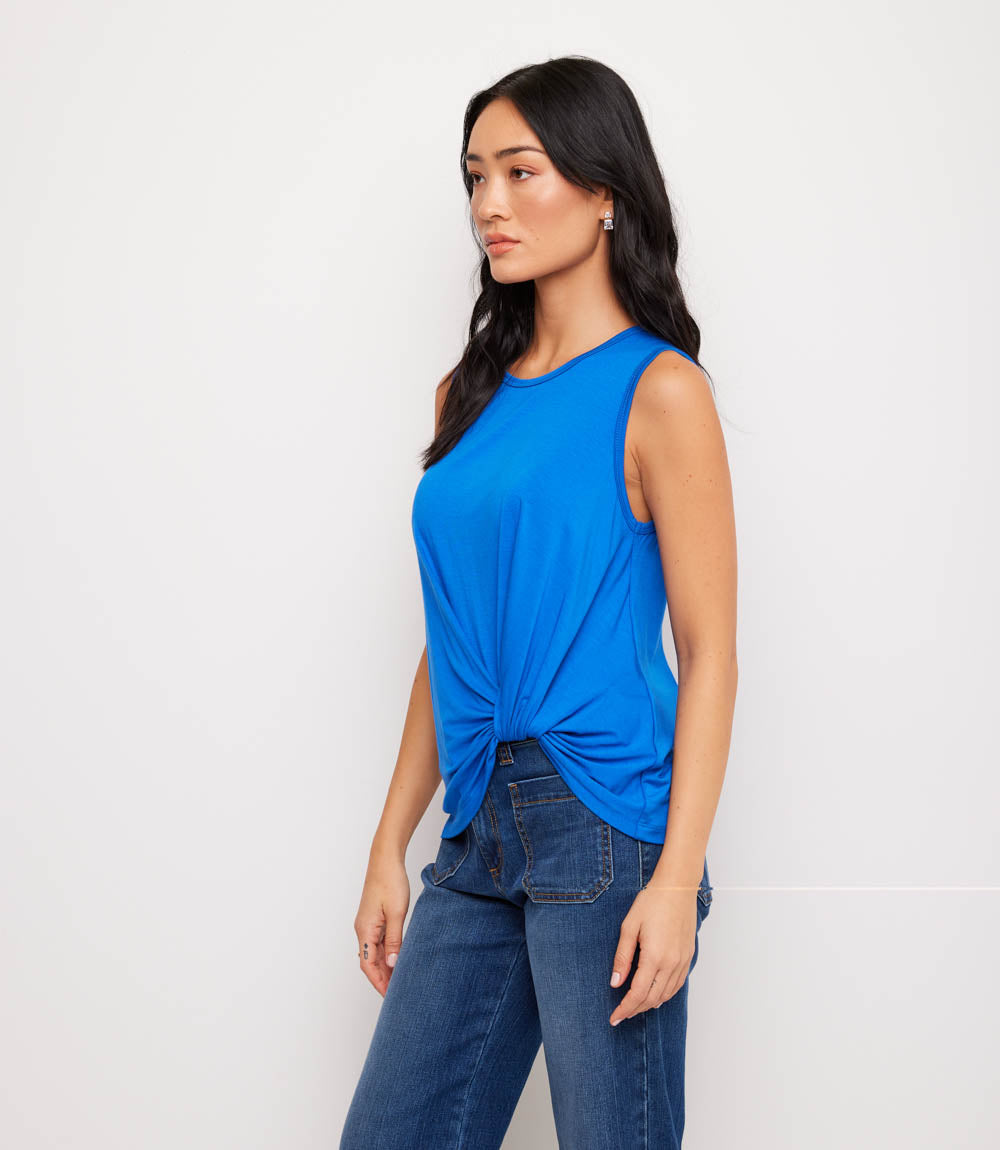Sleeveless Pick-Up Top