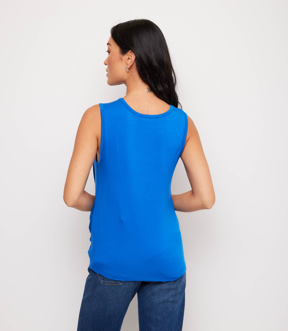 Sleeveless Pick-Up Top