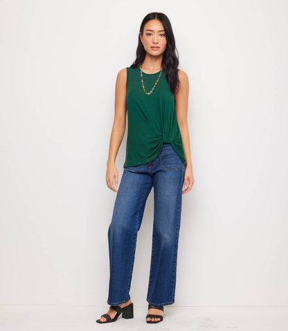 Sleeveless Pick-Up Top