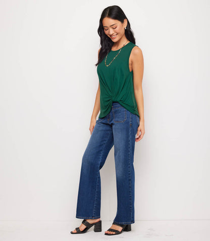 Sleeveless Pick-Up Top