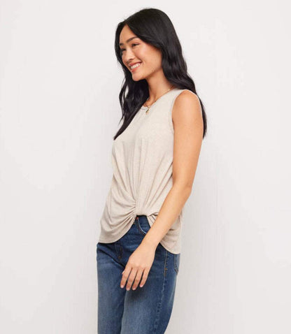 Sleeveless Pick-Up Top