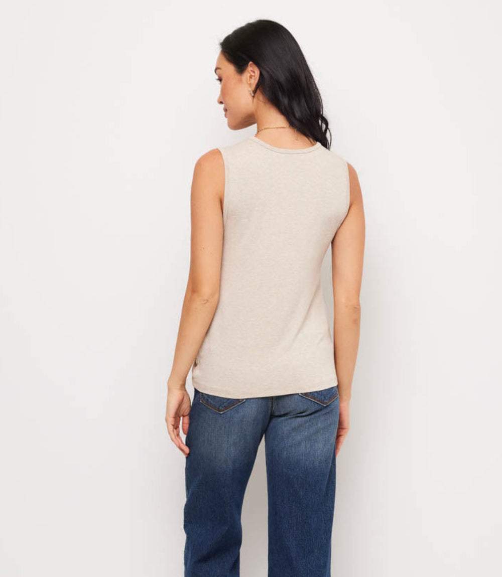 Sleeveless Pick-Up Top