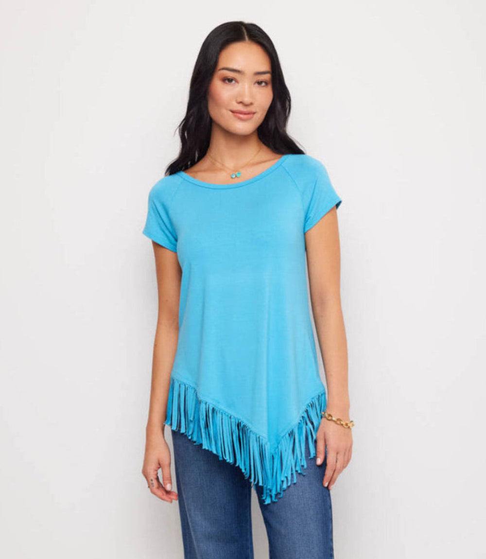Angled Fringe Top