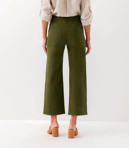 Lauren Patch Pocket Cropped Pants