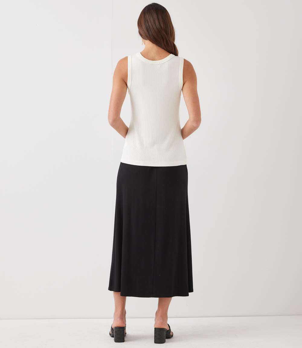Ribbed Scoop Neck Tank