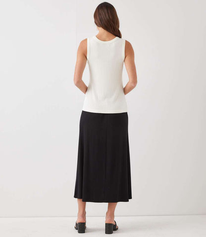 Ribbed Scoop Neck Tank