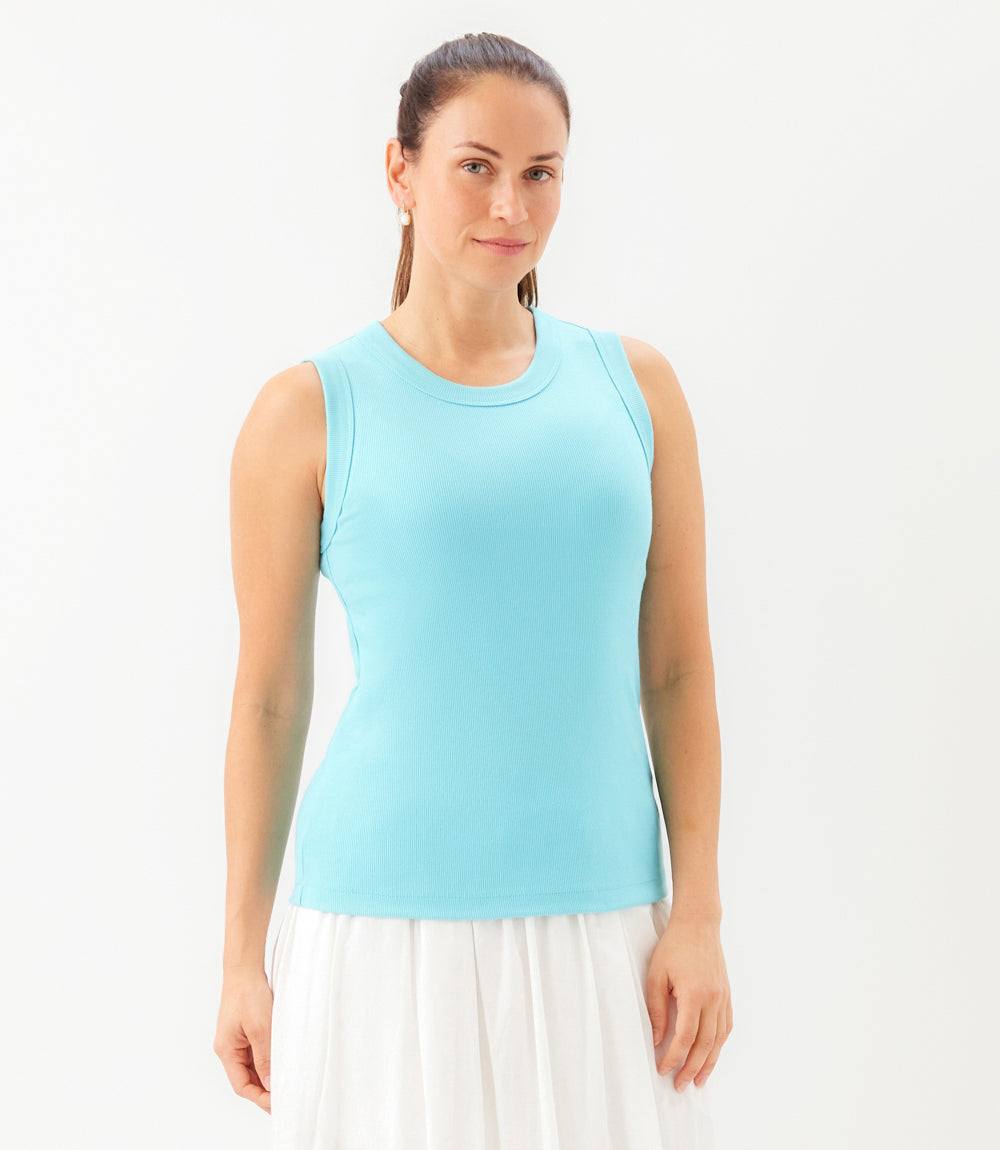 Ribbed Crewneck Tank