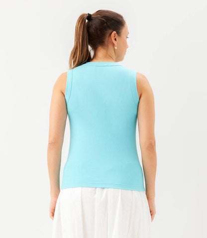 Ribbed Crewneck Tank
