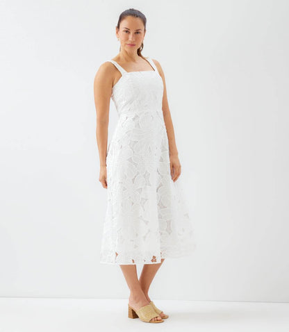 Embroidered Cut-Out Sundress