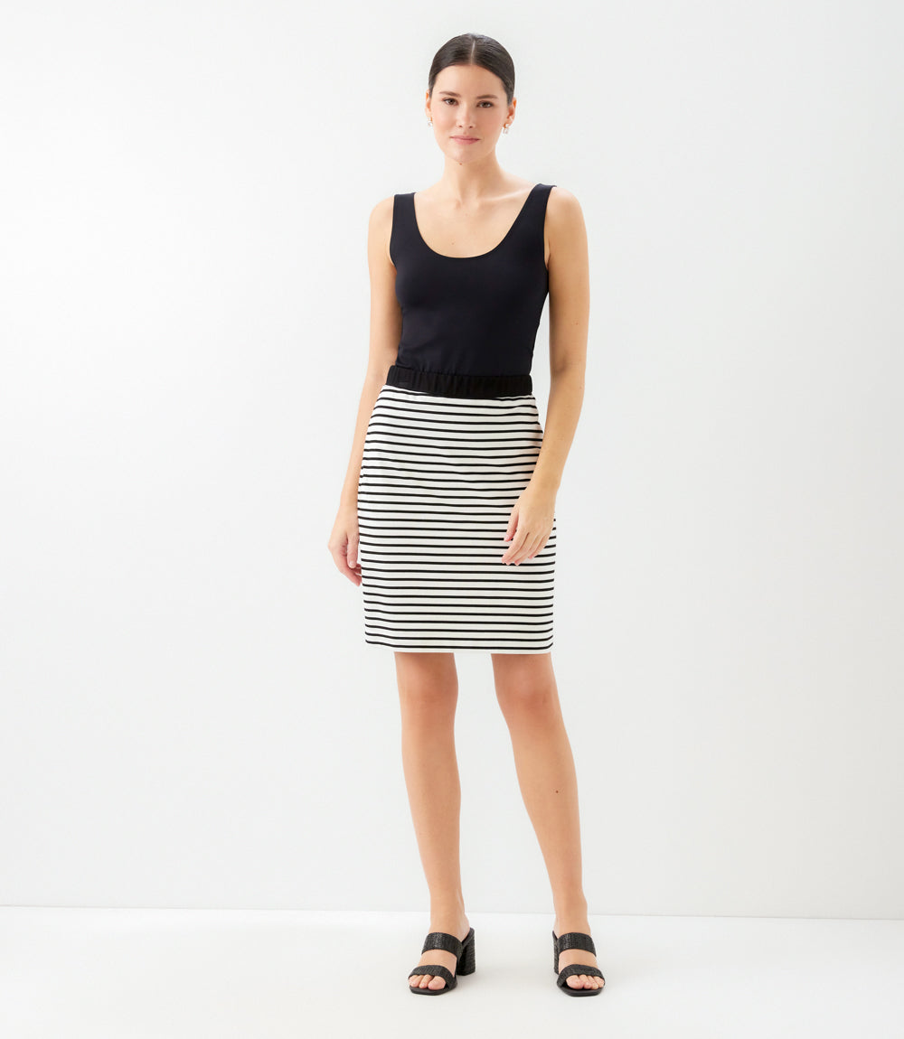 Stripe Short Skirt