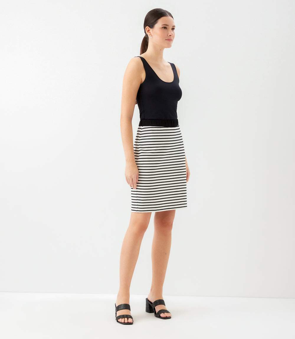Stripe Short Skirt