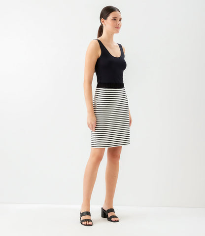 Stripe Short Skirt