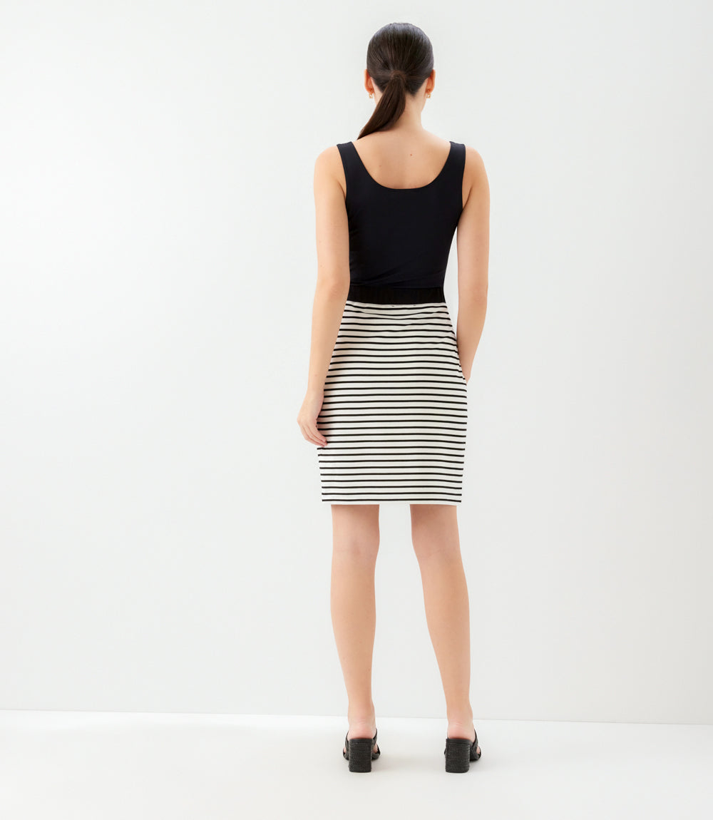 Stripe Short Skirt
