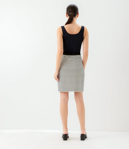 Stripe Short Skirt