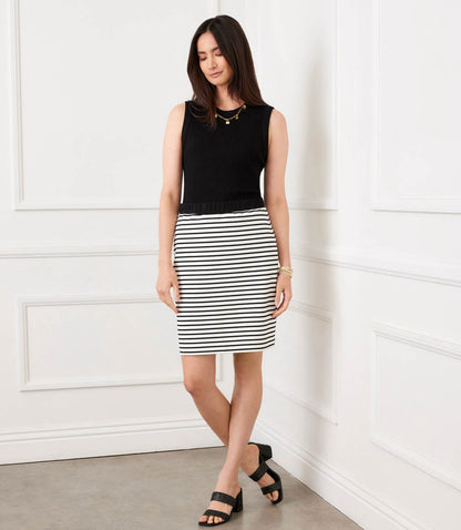 Stripe Short Skirt