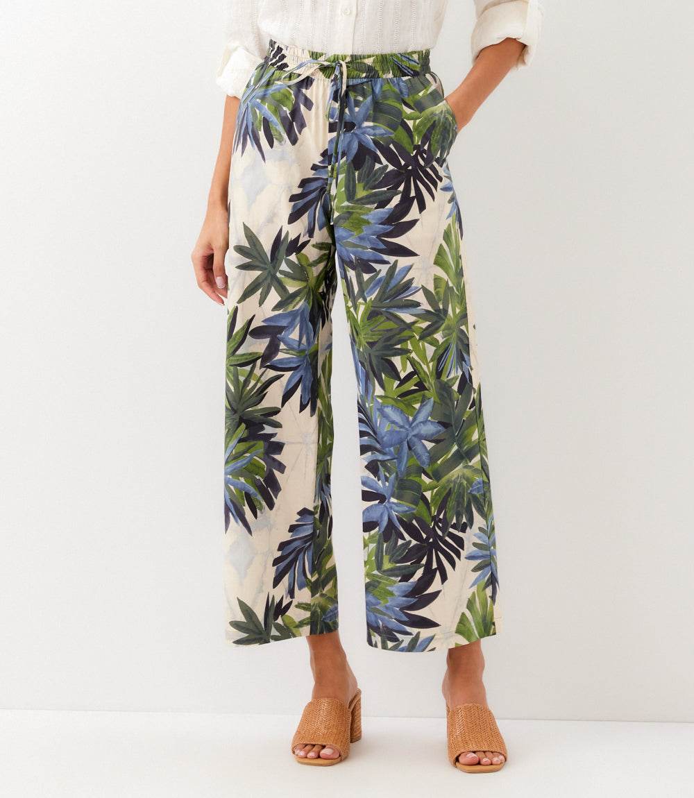 Petite Size Drawstring Ankle Pants