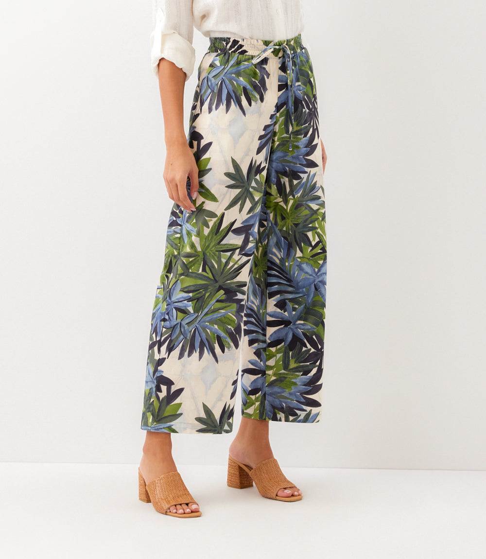 Petite Size Drawstring Ankle Pants