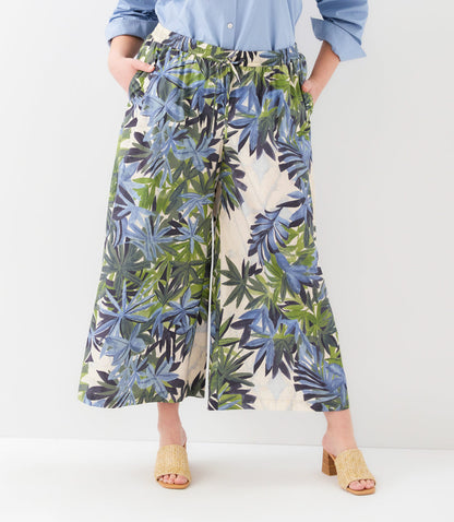 Plus Size Drawstring Ankle Pants