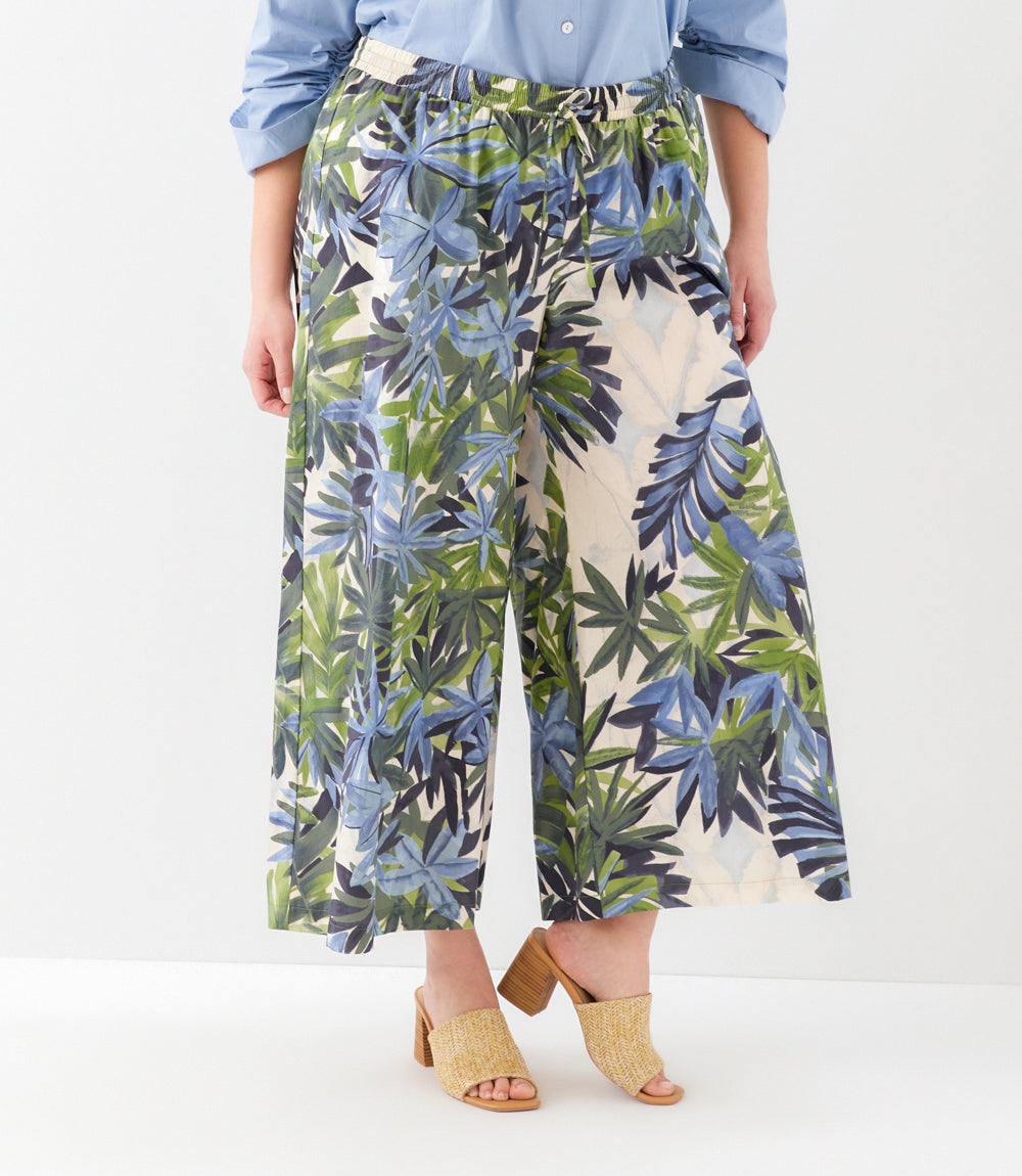 Plus Size Drawstring Ankle Pants