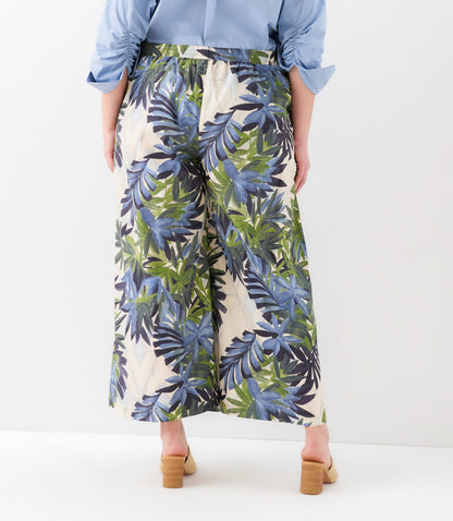 Plus Size Drawstring Ankle Pants