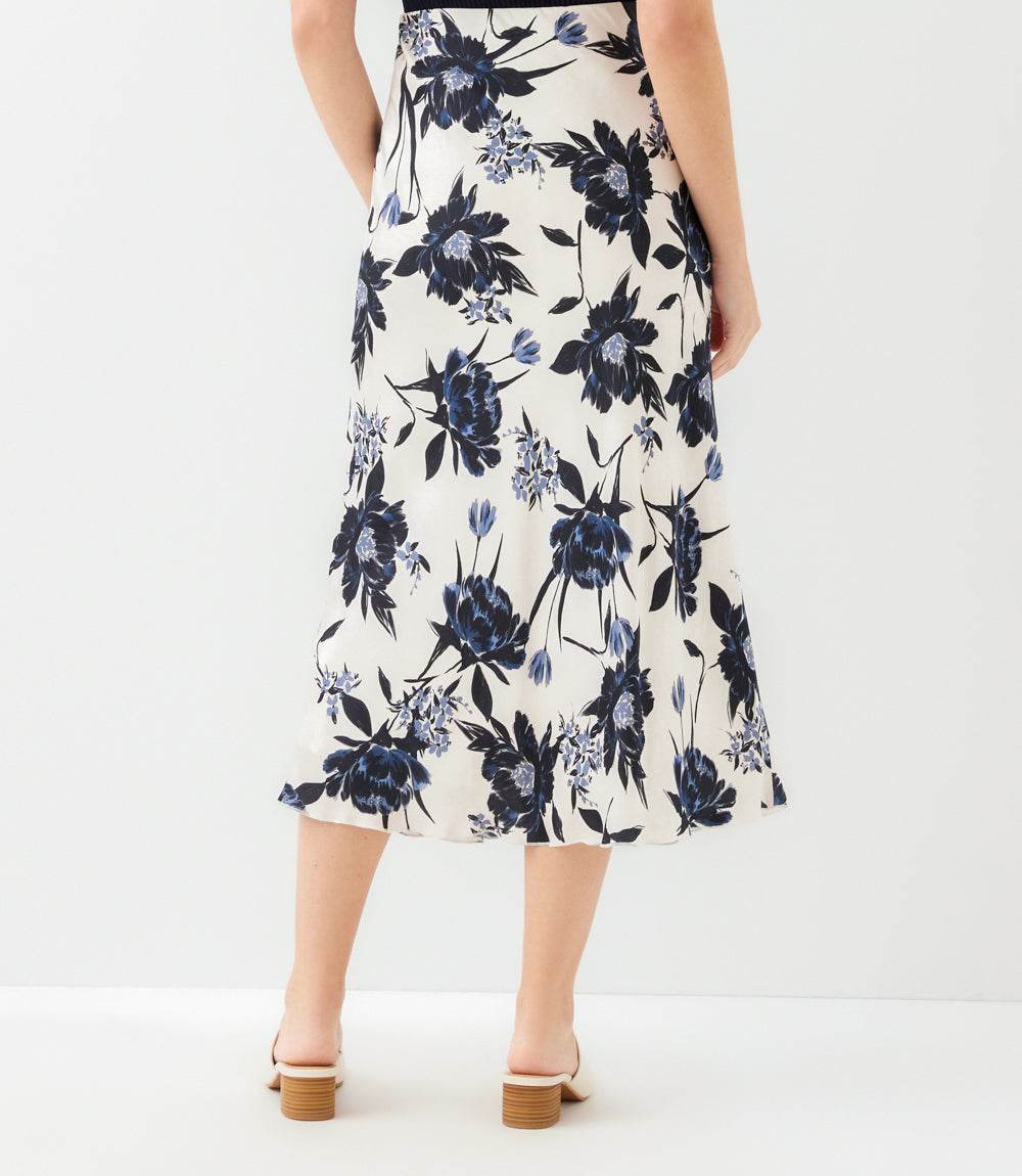 Satin Bias Cut Skirt