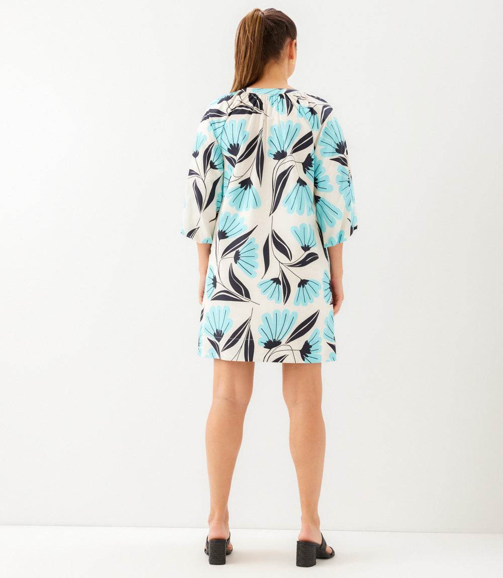 Puff Sleeve Peasant Dress