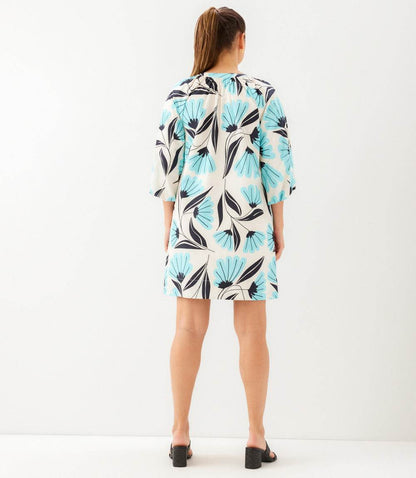 Puff Sleeve Peasant Dress