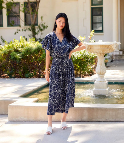 Flutter Sleeve V-Neck Top