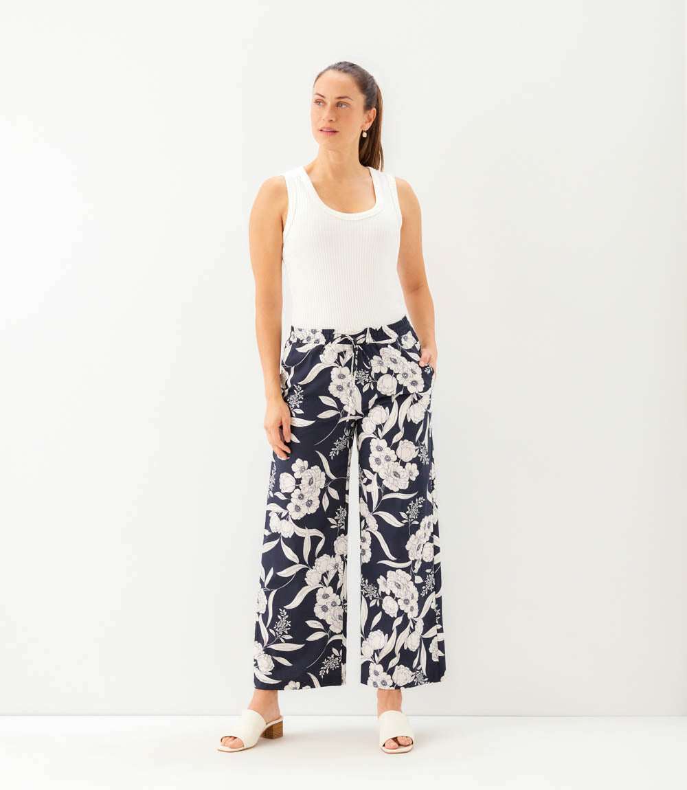 Drawstring Ankle Pants