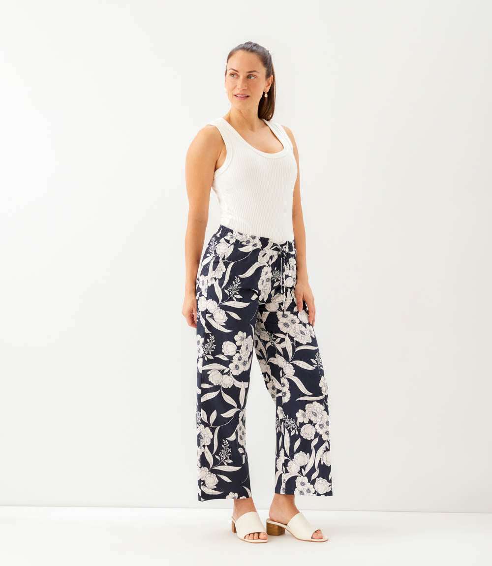 Drawstring Ankle Pants
