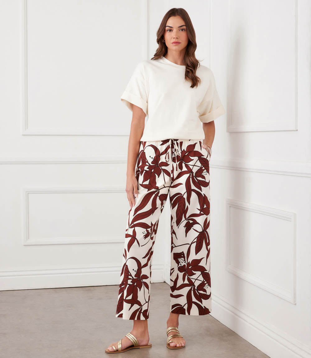 Contrast Cuffed Sleeve Top