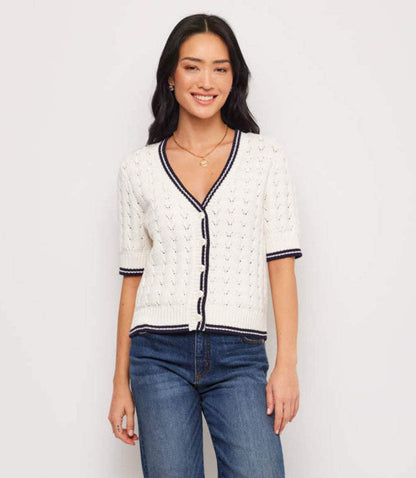 Short Sleeve Cardigan Sweater