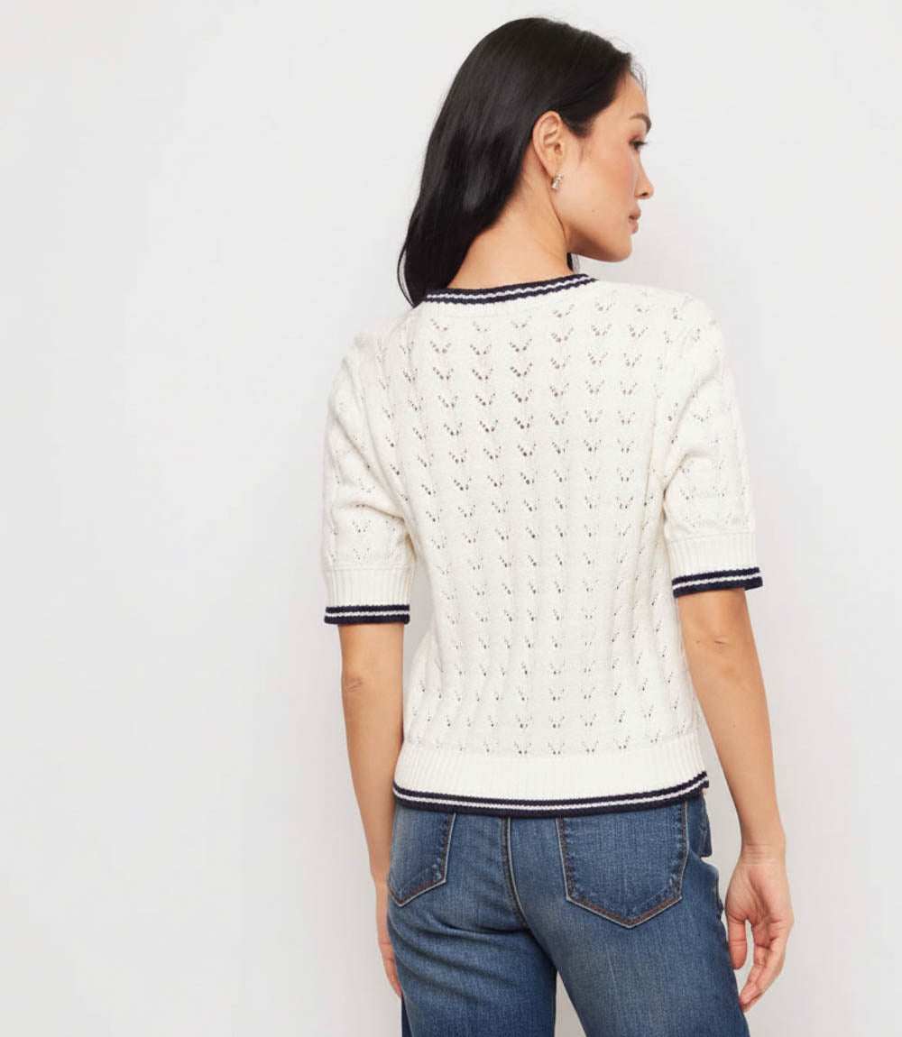 Short Sleeve Cardigan Sweater