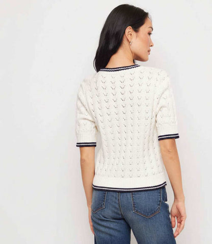 Short Sleeve Cardigan Sweater