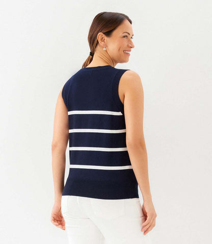 Stripe Sweater Tank