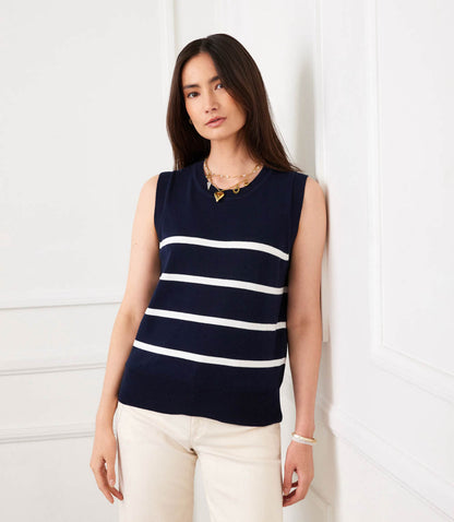 Stripe Sweater Tank