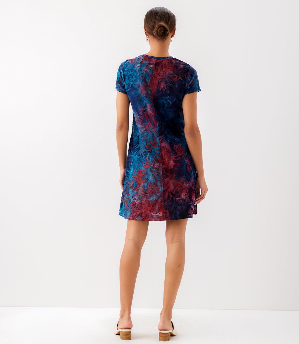 Short Sleeve A-Line Dress