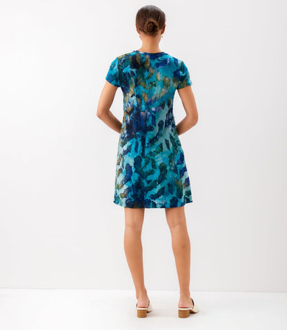 Short Sleeve A-Line Dress