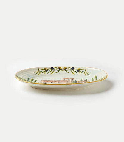 Tuscany Ceramic Oval Serving Platter