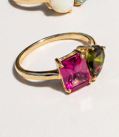 Perfect Pair Gemstone Ring