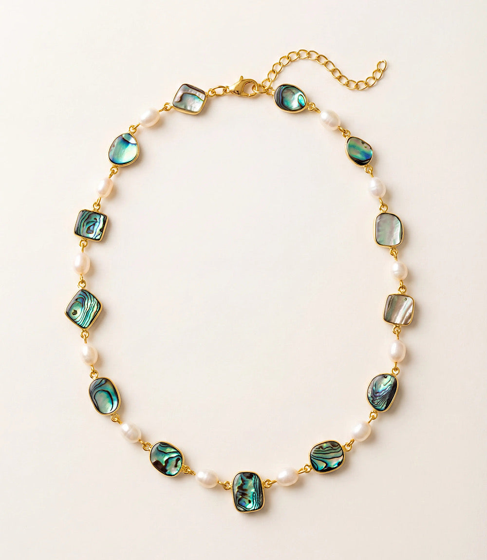 Abalone And Pearl Necklace