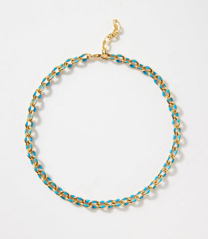 Painted Link Necklace