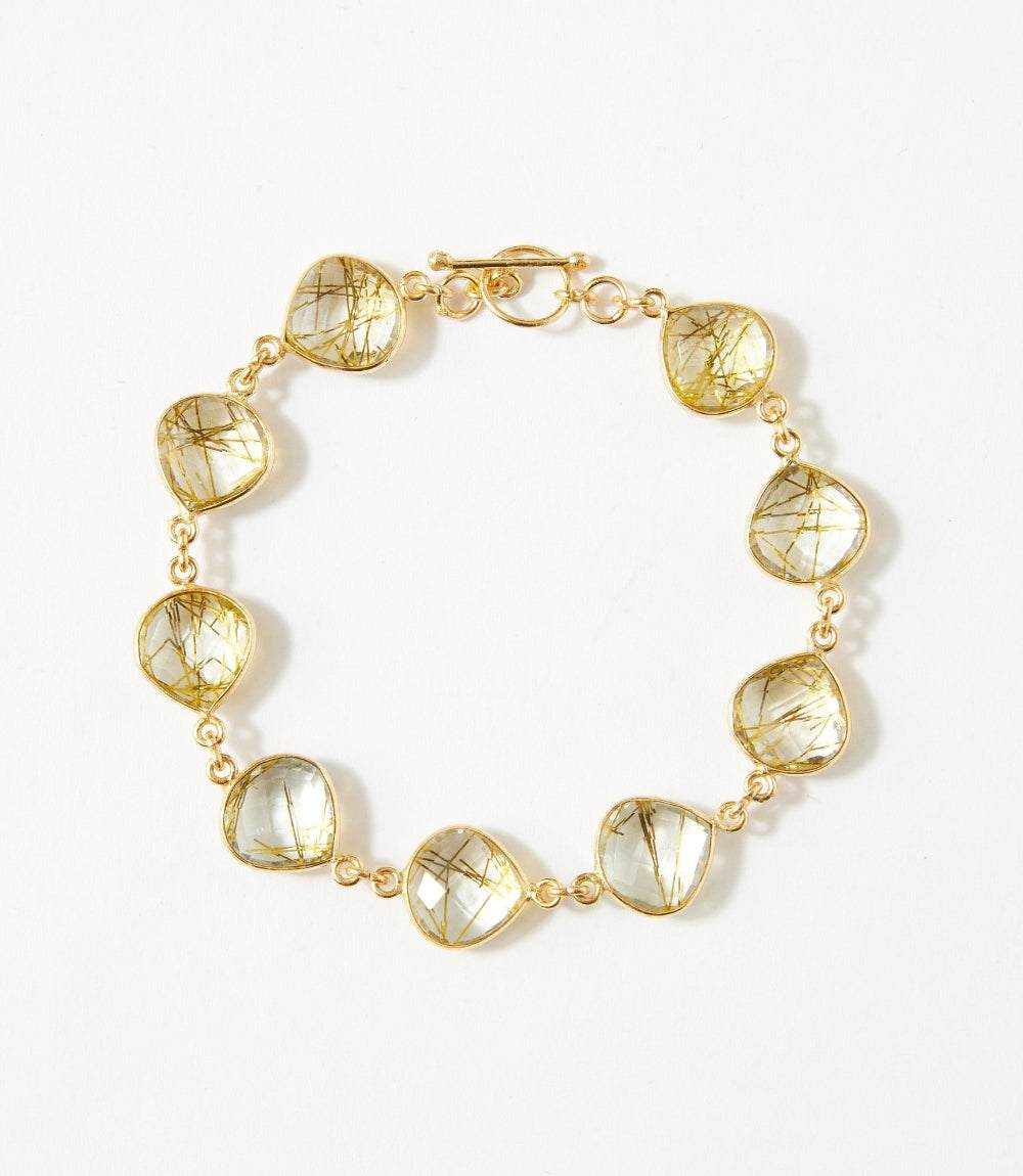 Rutilated Quartz Bracelet