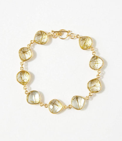 Rutilated Quartz Bracelet