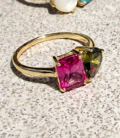 Perfect Pair Gemstone Ring