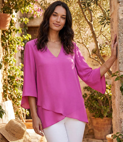 Bracelet Sleeve Asymmetric Top