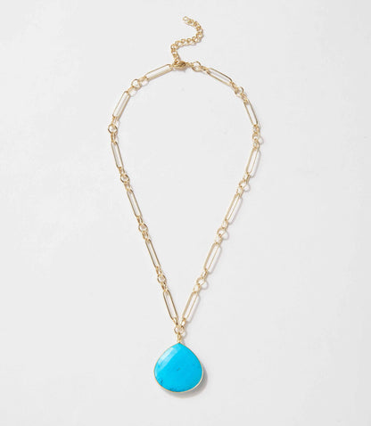 Turquoise Pendant Necklace